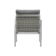Noble House modern lounge arm chair with rope accents and plush cushions, stylish and comfortable for contemporary living spaces.
