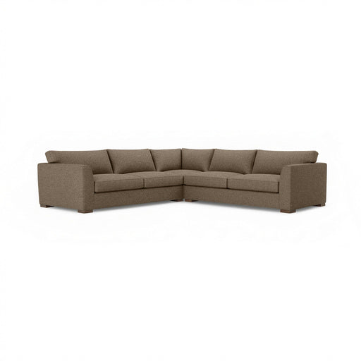 Classic Home Bryson 3-piece ElPaso stationary sectional sofa with plush cushions and modern design in a living room setting.
