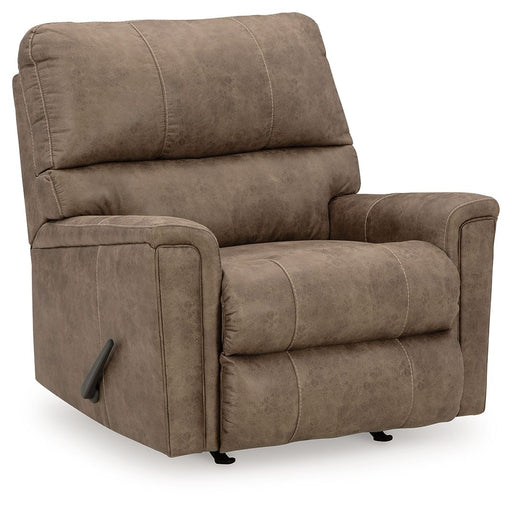 Navi - 3 Pc. - Sofa, Loveseat, Rocker Recliner - Fossil - R&R Furniture Gallery (Fountain Valley, CA)