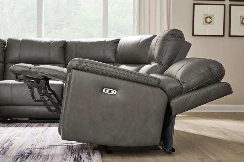 Bleckley - Reclining Sectional - R&R Furniture Gallery (Fountain Valley, CA)