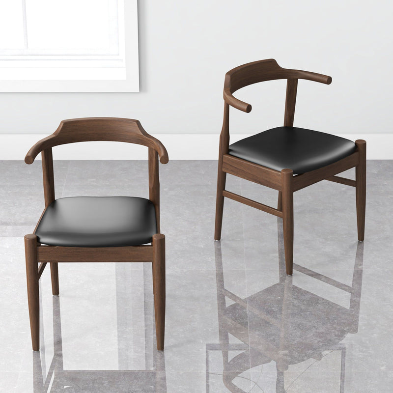 Leon - Mid-Century Modern Dining Chair (Set of 2) - R&R Furniture Gallery (Fountain Valley, CA)