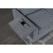 Rebecca - Sofa With Pull Out Bed, Storage Chaise, USB And Cup Holders - Dark Gray - R&R Furniture Gallery (Fountain Valley, CA)