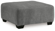 Birkdale Court - Oversized Accent Ottoman - Gray - R&R Furniture Gallery (Fountain Valley, CA)