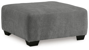 Birkdale Court - Oversized Accent Ottoman - Gray - R&R Furniture Gallery (Fountain Valley, CA)