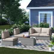 Stylish Modular Wicker Patio Seating Group - R&R Furniture Gallery (Fountain Valley, CA)