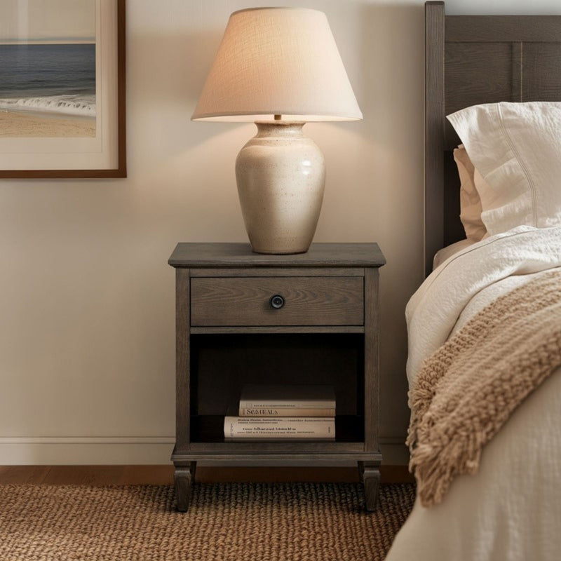 Victoria - Nightstand With Open Storage - R&R Furniture Gallery (Fountain Valley, CA)