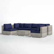 Seating Set With Cushions Handcrafted Wicker Design - R&R Furniture Gallery (Fountain Valley, CA)