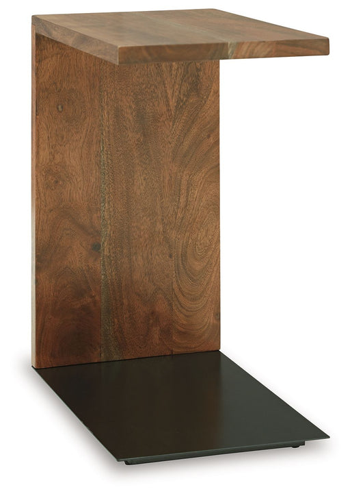 Wimshaw - Accent Table - Brown / Black - R&R Furniture Gallery (Fountain Valley, CA)