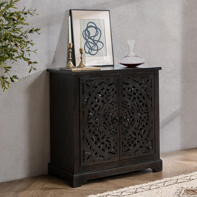 Harmony - 2 Door Sideboard - Harvest Walnut - R&R Furniture Gallery (Fountain Valley, CA)