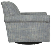 Renley - Swivel Glider Accent Chair - Ash - R&R Furniture Gallery (Fountain Valley, CA)
