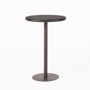 Outdoor Round Rattan Bar Table With Iron Frame - Multi Brown - R&R Furniture Gallery (Fountain Valley, CA)