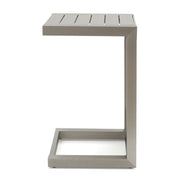 Aluminum Outdoor C - Shaped Side Table For Patio - R&R Furniture Gallery (Fountain Valley, CA)