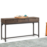 Banting - Wide Console Table - Walnut Brown - R&R Furniture Gallery (Fountain Valley, CA)