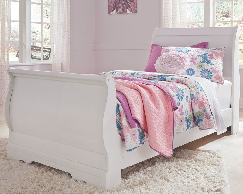 Anarasia - Sleigh Bed Set - R&R Furniture Gallery (Fountain Valley, CA)