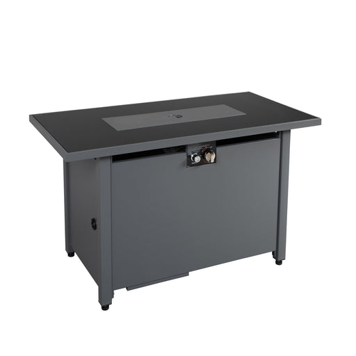 Outdoor Fire Pit Table With Lid & High-Quality Materials - Black - R&R Furniture Gallery (Fountain Valley, CA)