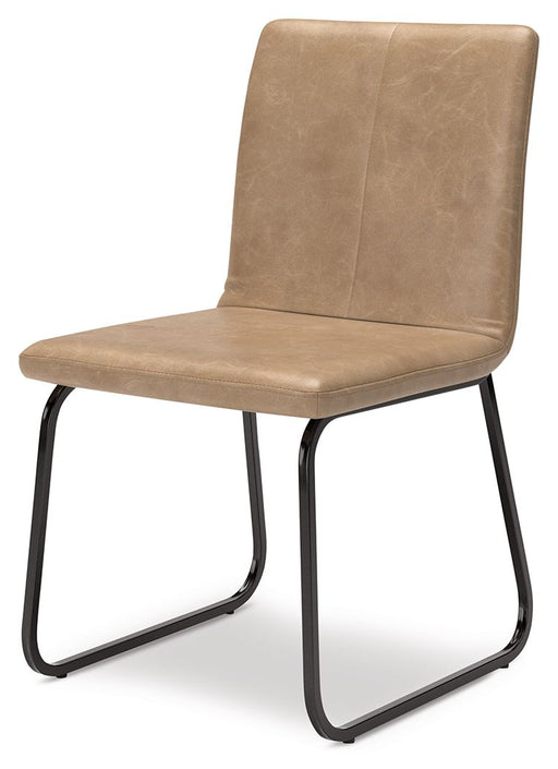 Pharwynn - Dining Upholstered Side Chair (Set of 4) - Toast - R&R Furniture Gallery (Fountain Valley, CA)