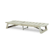 Noble House Maki chaise lounge with sleek modern design, featuring a plush cushioned seat and stylish wooden legs.