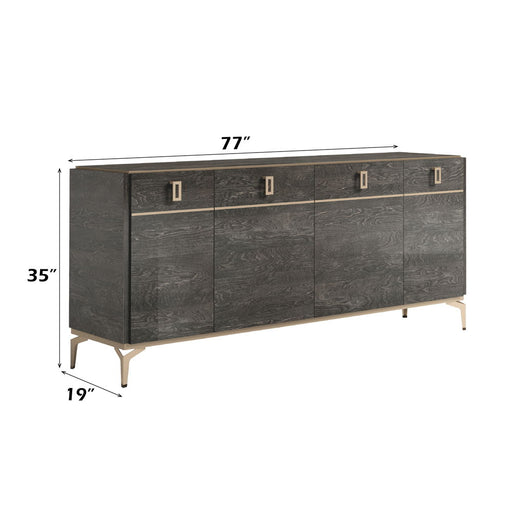 Venezia - Server - Gray - R&R Furniture Gallery (Fountain Valley, CA)