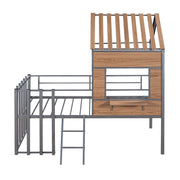 Loft Bed With Roof, Window, Guardrail, Ladder - R&R Furniture Gallery (Fountain Valley, CA)