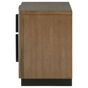 Moraga - 2 Drawer Nightstand - Ash Brown