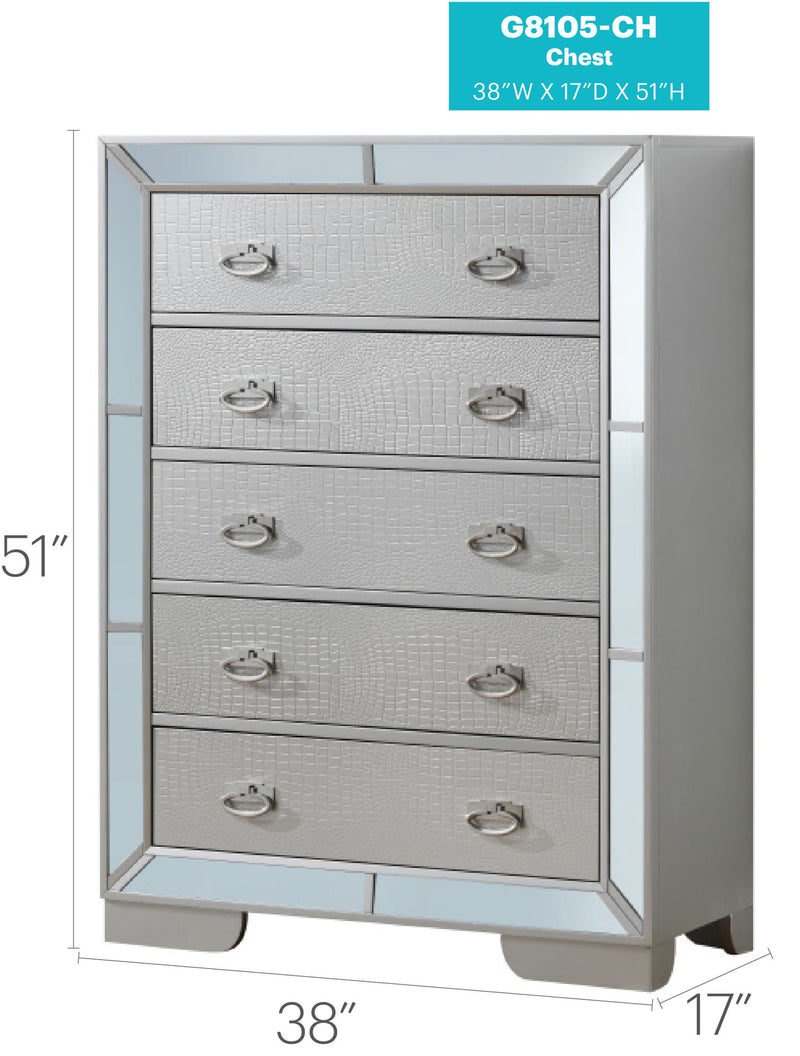 Sleek Contemporary Storage Chest - R&R Furniture Gallery (Fountain Valley, CA)