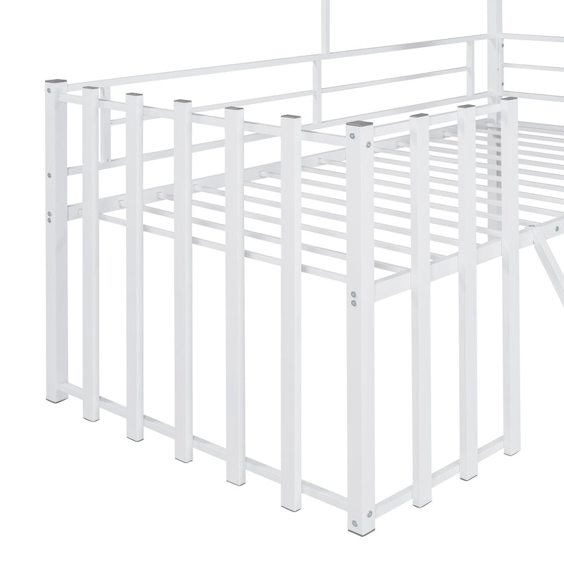 Loft Bed With Roof, Window, Guardrail, Ladder - R&R Furniture Gallery (Fountain Valley, CA)