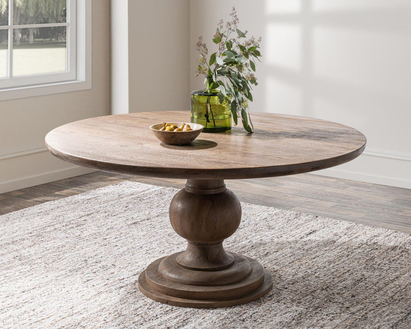 Hera - Round Dining Table - R&R Furniture Gallery (Fountain Valley, CA)