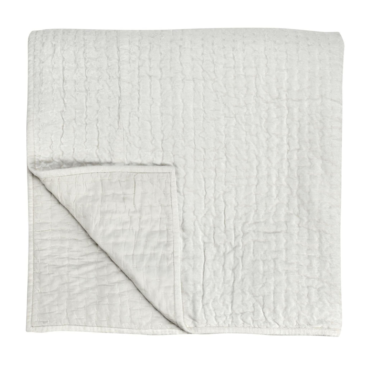 Bari - Velvet Quilt - Cloud