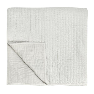Bari - Velvet Quilt - Cloud