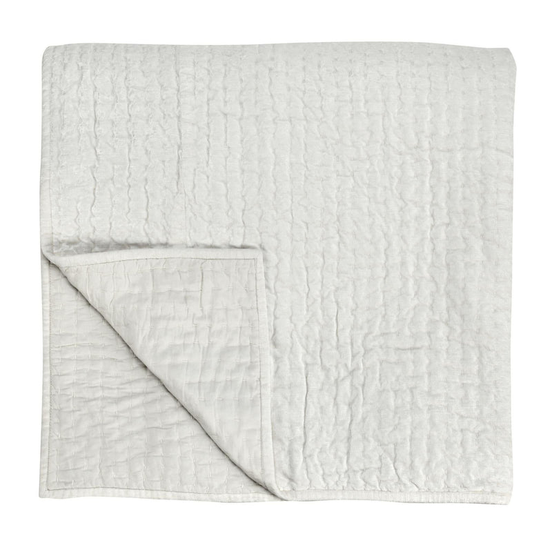 Bari - Velvet Quilt - Cloud