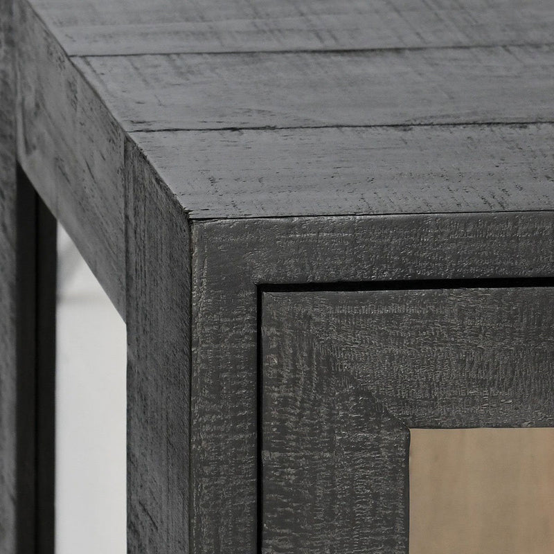 Larson - Reclaimed Pine 2 Door Cabinet - R&R Furniture Gallery (Fountain Valley, CA)