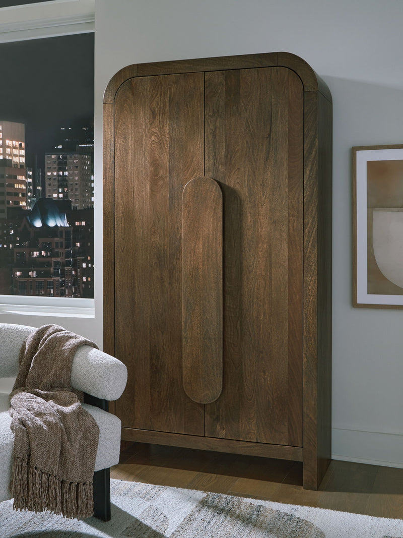 Thoren - Accent Cabinet - Medium Brown - R&R Furniture Gallery (Fountain Valley, CA)