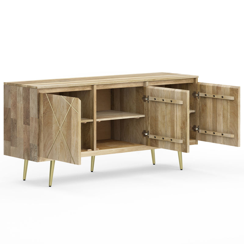 Jager - Sideboard Buffet - Natural - R&R Furniture Gallery (Fountain Valley, CA)