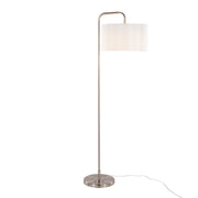 Lumi Source Puck contemporary floor lamp with a round, minimalist design and sleek finish, ideal for modern living spaces.