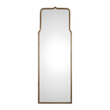 Uttermost Adelasia wall mirror with antiqued gold finish, ornate frame, and elegant design for stylish wall decor.