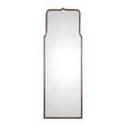 Uttermost Adelasia wall mirror with antiqued gold finish, ornate frame, and elegant design for stylish wall decor.