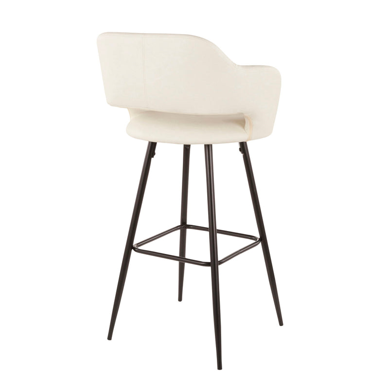 Set of two Lumi Source Margarite contemporary barstools with sleek design and modern style, suitable for kitchen or bar area.