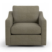 Classic Home Aspen swivel chair with a plush, upholstered seat and backrest, featuring a modern design and a swivel base.