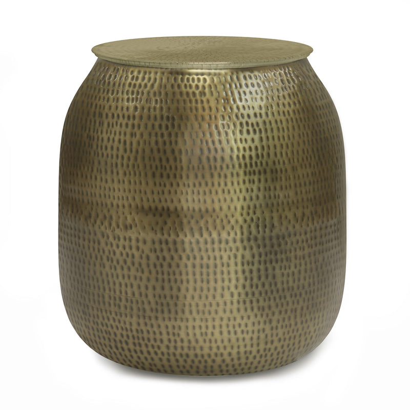 Griffen - Handcrafted Metal Storage Accent Table - R&R Furniture Gallery (Fountain Valley, CA)