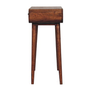 Mini Dressing Table With Foldable Mirror - Caramel - R&R Furniture Gallery (Fountain Valley, CA)