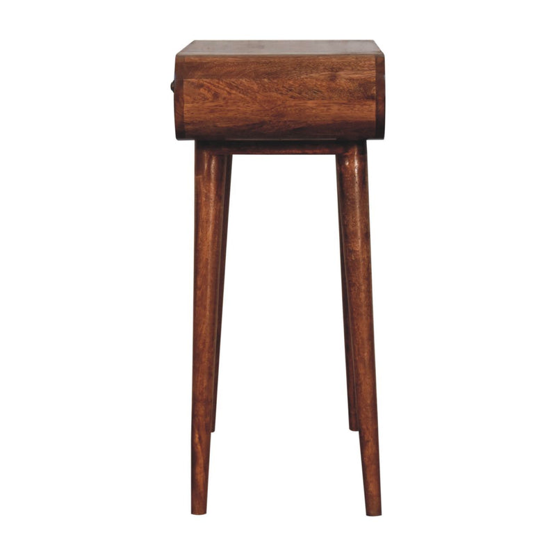 Mini Dressing Table With Foldable Mirror - Caramel - R&R Furniture Gallery (Fountain Valley, CA)