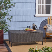 Rupert - Storage Unit Resin Wicker Outdoor - R&R Furniture Gallery (Fountain Valley, CA)