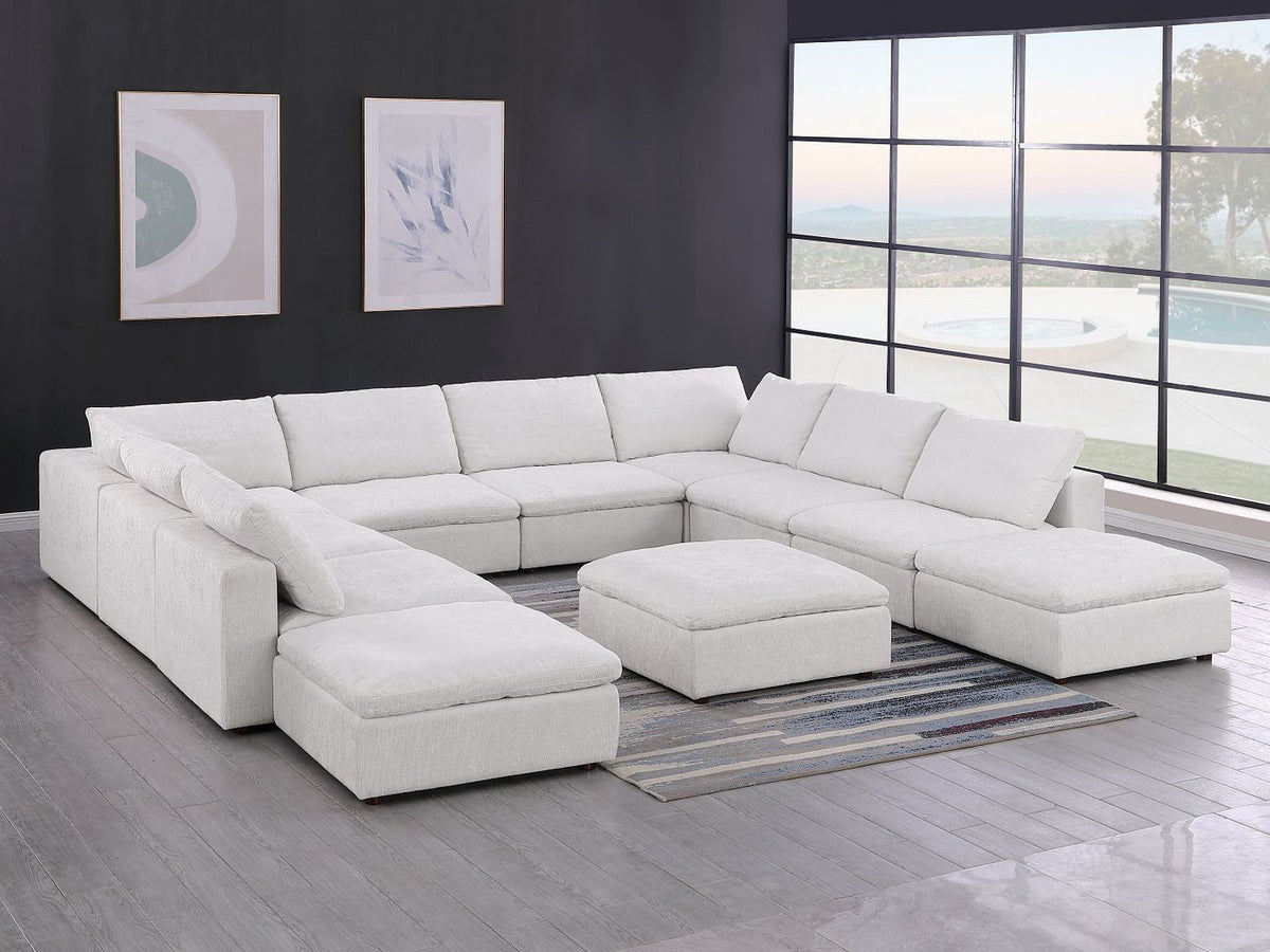 1100 - Top-Grain Italian Leather 11-Piece Sectional With Chaise - R&R Furniture Gallery (Fountain Valley, CA)