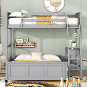 Full Over Full Bunk Bed With Desk - R&R Furniture Gallery (Fountain Valley, CA)
