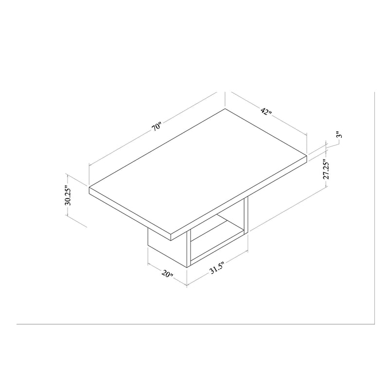 Sheena - Dining Table - R&R Furniture Gallery (Fountain Valley, CA)