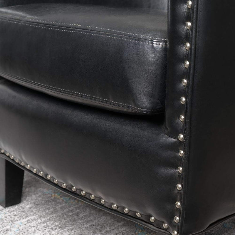 Enigmatica - Upholstered Club Chair With Nailhead Trim - R&R Furniture Gallery (Fountain Valley, CA)