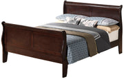 Louis Phillipe - Panel Sleigh Bed - R&R Furniture Gallery (Fountain Valley, CA)