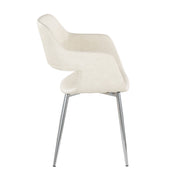 Pair of Lumi Source Margarite contemporary dining chairs in a set, featuring modern design with sleek frames and comfortable seats.