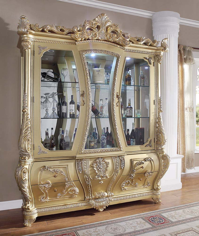 Cabriole - Curio - Gold - R&R Furniture Gallery (Fountain Valley, CA)