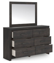 Hollivern - Dresser And Mirror - Dark Gray - R&R Furniture Gallery (Fountain Valley, CA)